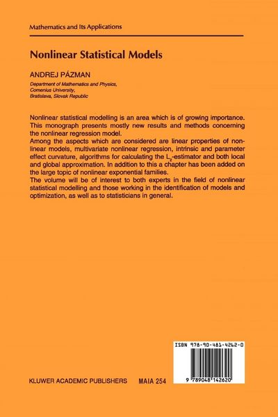 Produktbild: Nonlinear Statistical Models