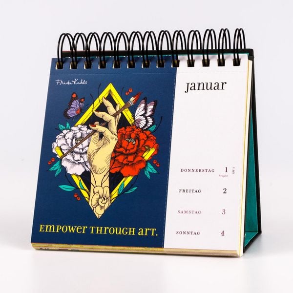 Produktbild: Frida Kahlo Postkartenkalender 2026