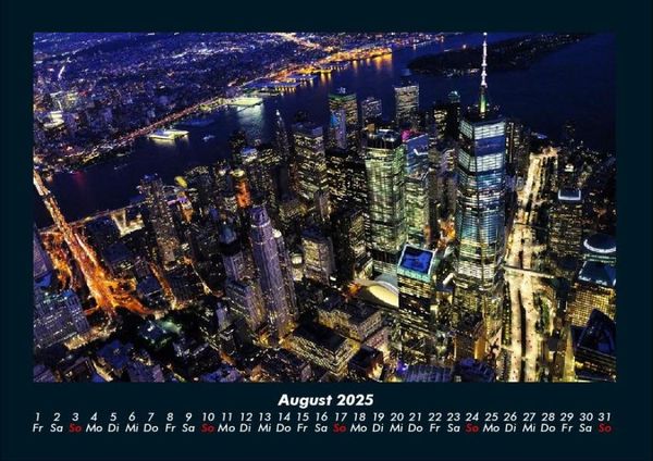 Produktbild: New York 2025 Fotokalender DIN A4