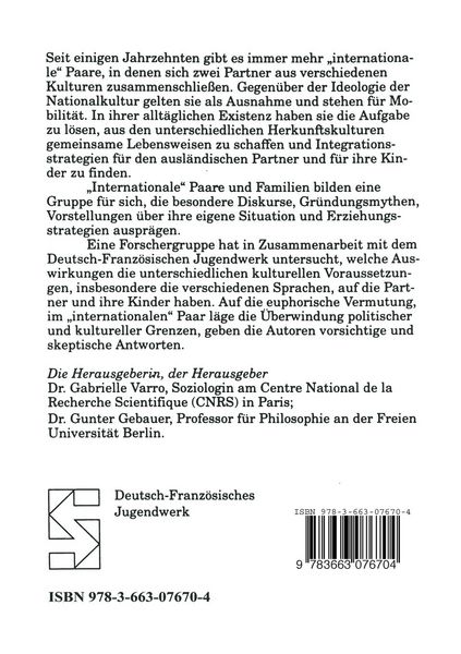 Produktbild: Zwei Kulturen &mdash; eine Familie