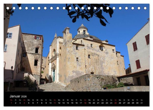 Produktbild: Korsika - Mediterrane Vielfalt (Tischkalender 2026 DIN A5 quer), CALVENDO Monatskalender
