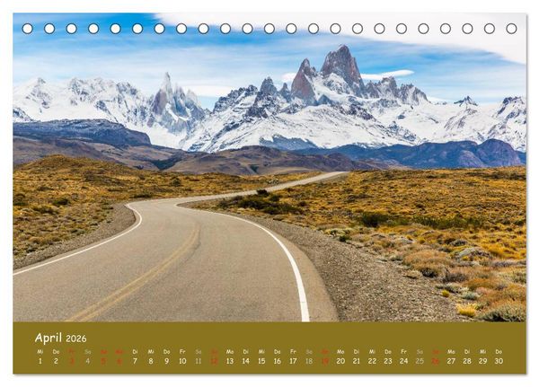 Produktbild: Patagonien 2026 - Traumziel in den Anden (Tischkalender 2026 DIN A5 quer), CALVENDO Monatskalender