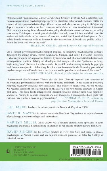 Produktbild: Interpersonal Psychoanalytic Theory for the 21st Century