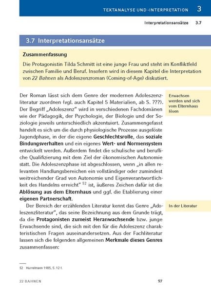 Produktbild: 22 Bahnen von Caroline Wahl