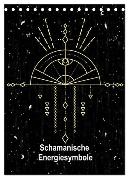 Produktbild: Schamanische Energiesymbole (Tischkalender 2026 DIN A5 hoch), CALVENDO Monatskalender