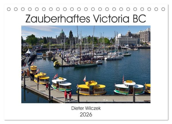Produktbild: Zauberhaftes Victoria BC (Tischkalender 2026 DIN A5 quer), CALVENDO Monatskalender