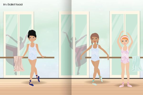 Produktbild: Sticker-Anziehpuppen &ndash; Ballerina