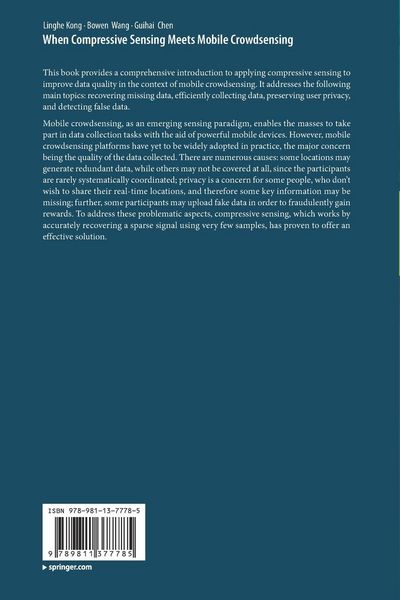Produktbild: When Compressive Sensing Meets Mobile Crowdsensing