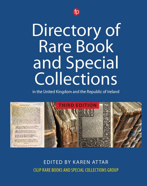 Produktbild: Directory of Rare Book and Special Collections in the UK and Republic of Ireland