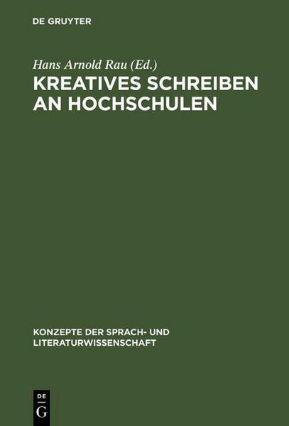 Produktbild: Kreatives Schreiben an Hochschulen