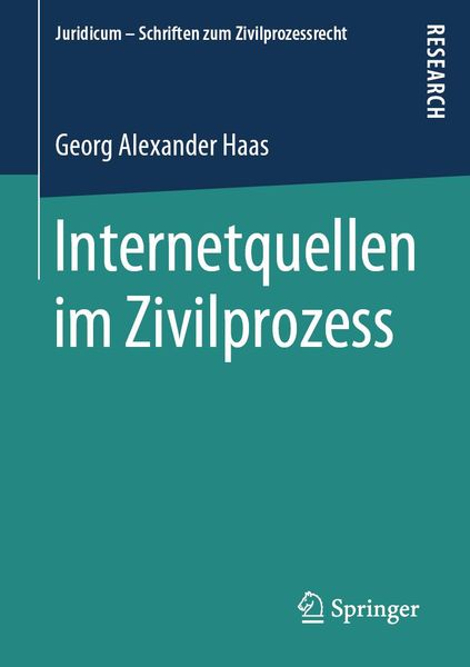 Produktbild: Internetquellen im Zivilprozess