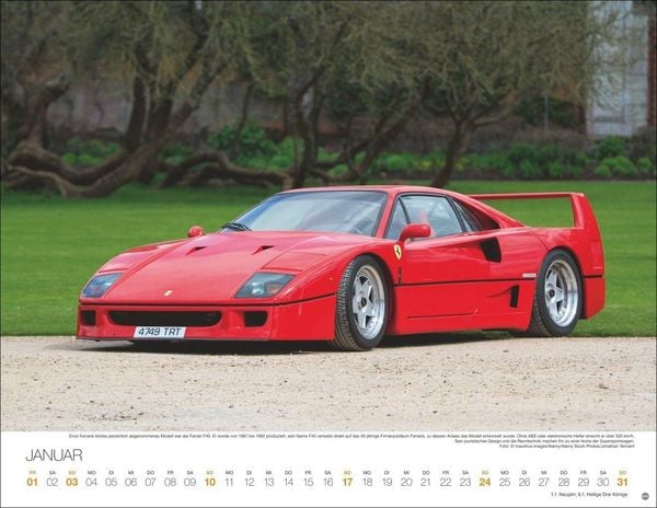 Produktbild: Legend&auml;re Autos Posterkalender 2027