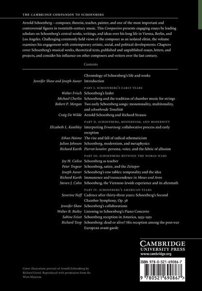 Produktbild: The Cambridge Companion to Schoenberg