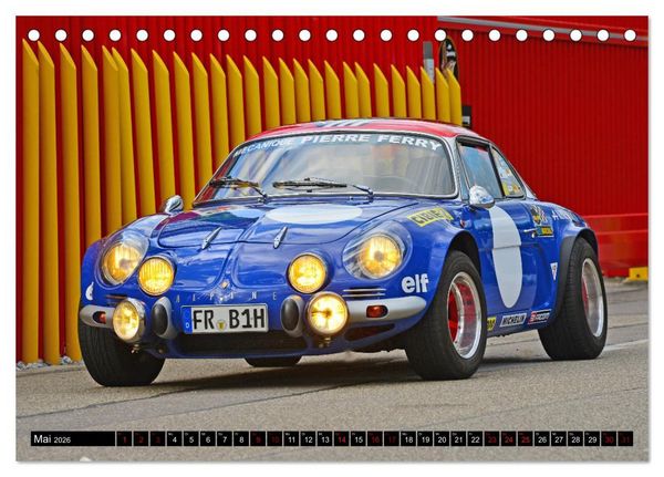 Produktbild: Renault Alpine A110 (Tischkalender 2026 DIN A5 quer), CALVENDO Monatskalender
