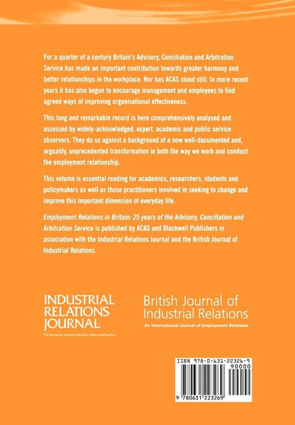 Produktbild: Employment Relations in Britain