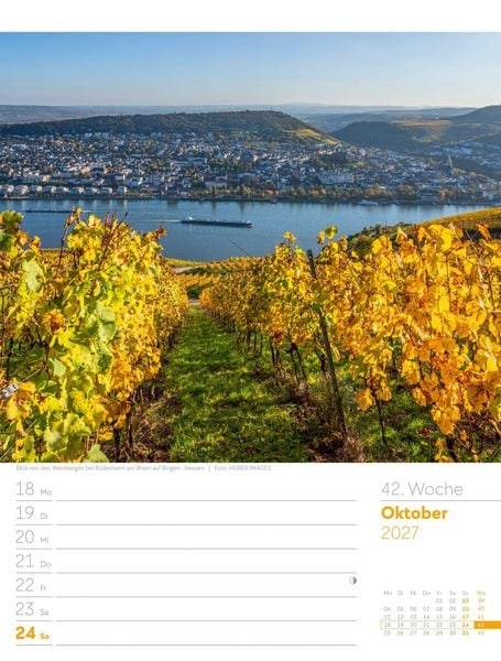 Produktbild: Malerisches Deutschland Wochenplaner Kalender 2027