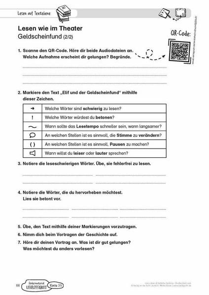 Produktbild: F&ouml;rdermaterial Lesefl&uuml;ssigkeit &ndash; Klasse 3 &ndash; 5