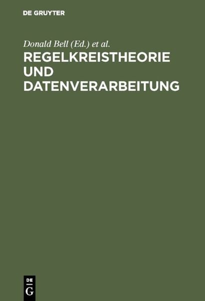 Produktbild: Regelkreistheorie und Datenverarbeitung