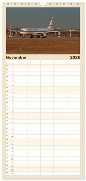 Produktbild: Familienplaner 2026 - Die Faszination der Quadjets mit 5 Spalten (Wandkalender, 21 x 45 cm) CALVENDO