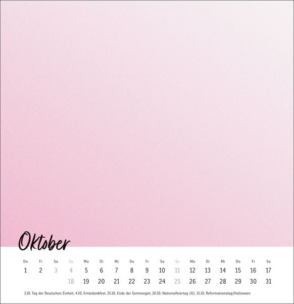 Produktbild: Kreativkalender zum Aufstellen Design 2026
