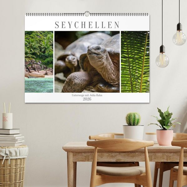Produktbild: Seychellen - unterwegs mit Julia Hahn (Wandkalender 2026 DIN A2 quer), CALVENDO Monatskalender