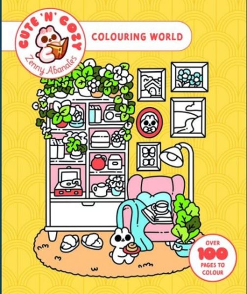 Cute 'n' Cozy Colouring World, Taschenbuch von Zenny Abanales, Thames & Hudson, 978-1-83776-113-5