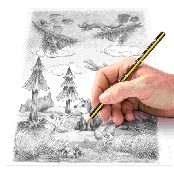 Produktbild: STAEDTLER Noris Schreib- und Zeichbedarf Noris 183 Bleistifte HB, 3er Set