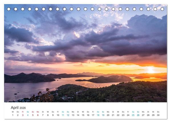 Produktbild: Philippinen - dem Paradies ganz nah (Tischkalender 2026 DIN A5 quer), CALVENDO Monatskalender