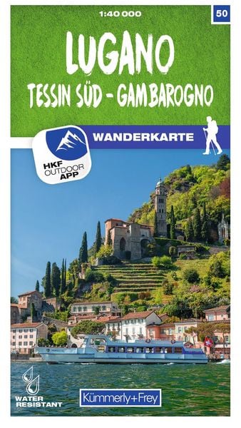 Produktbild: Lugano - Sottoceneri - Gambarogno 50 Wanderkarte