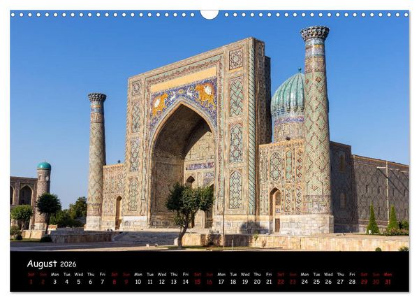 Produktbild: Uzbekistan Land of 1001 nights (Wall Calendar 2026 DIN A3 landscape), CALVENDO 12 Month Wall Calendar