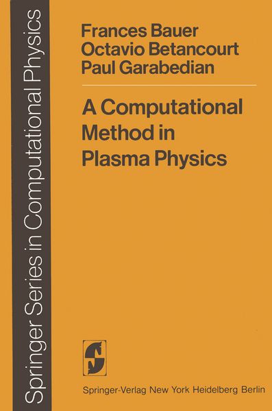 Produktbild: A Computational Method in Plasma Physics