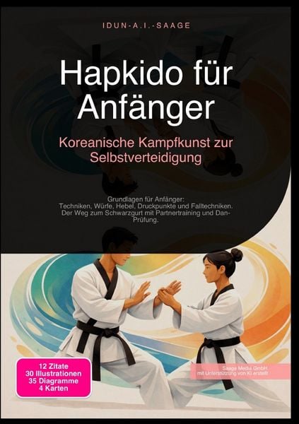 Produktbild: Hapkido f&uuml;r Anf&auml;nger: Koreanische Kampfkunst zur Selbstverteidigung
