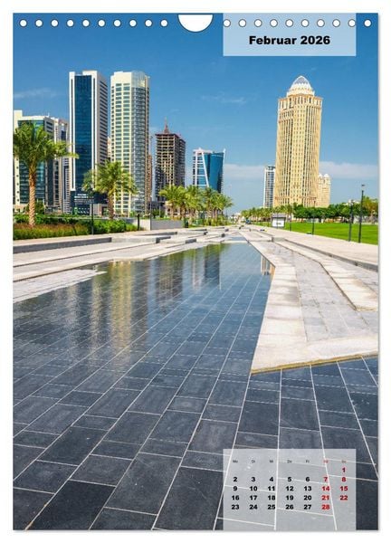 Produktbild: Doha Leuchtende Hauptstadt von Katar (Wandkalender 2026 DIN A4 hoch), CALVENDO Monatskalender