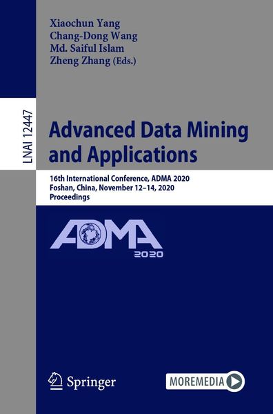 Produktbild: Advanced Data Mining and Applications