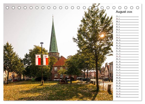 Produktbild: Ostseeheilbad Travem&uuml;nde - Die sch&ouml;nste Tochter L&uuml;becks (Tischkalender 2026 DIN A5 quer), CALVENDO Monatskalender