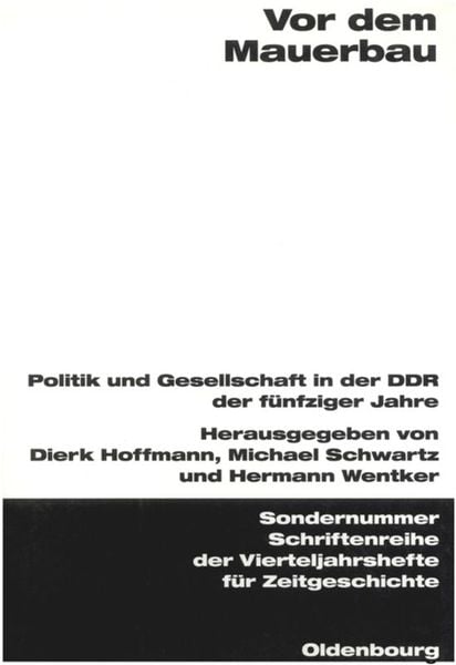 Produktbild: Vor dem Mauerbau