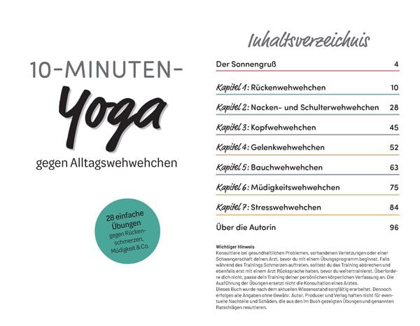Produktbild: 10-Minuten-Yoga gegen Alltagswehwehchen