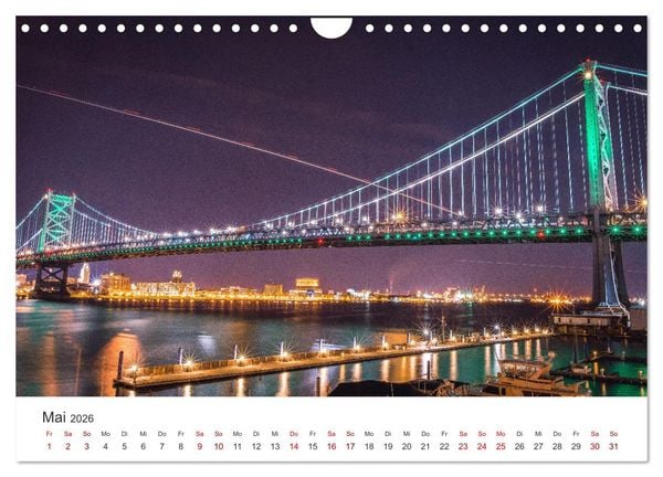 Produktbild: Philadelphia - The Birthplace of America (Wandkalender 2026 DIN A4 quer), CALVENDO Monatskalender
