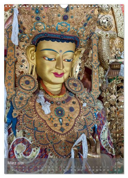 Produktbild: Buddha - Harmonie und Gelassenheit (Wandkalender 2026 DIN A3 hoch), CALVENDO Monatskalender