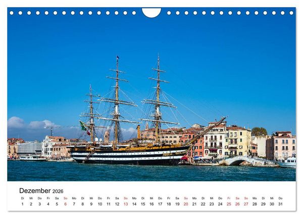 Produktbild: Unterwegs in Venedig (Wandkalender 2026 DIN A4 quer), CALVENDO Monatskalender