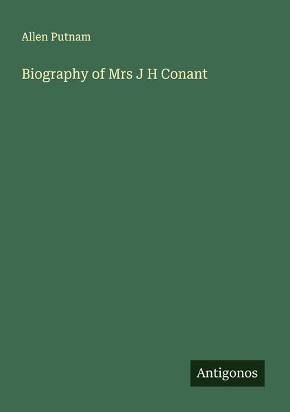 Produktbild: Biography of Mrs J H Conant