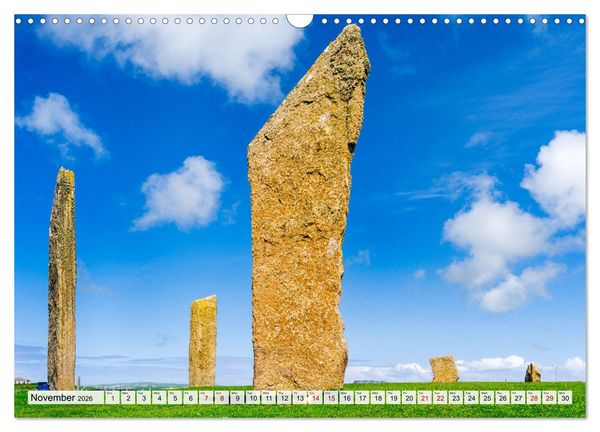 Produktbild: Scotland's Northern Isles - The Orkney and Shetland Islands (Wall Calendar 2026 DIN A3 landscape), CALVENDO 12 Month Wall Calendar