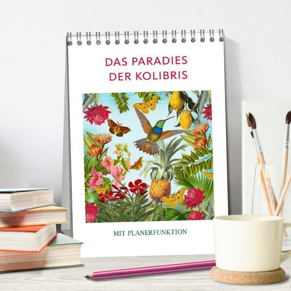 Produktbild: Das Paradies der Kolibris (Tischkalender 2026 DIN A5 hoch), CALVENDO Monatskalender