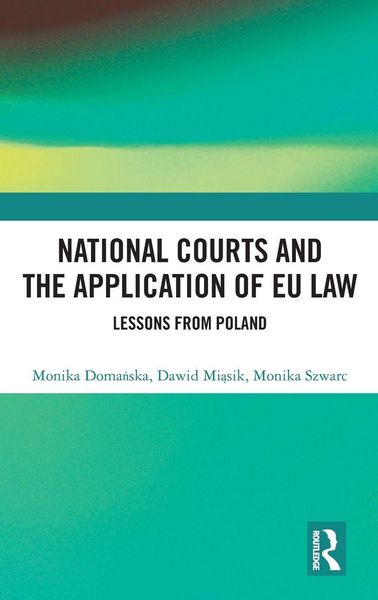 Produktbild: National Courts and the Application of EU Law