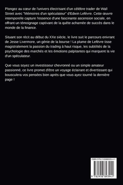 Produktbild: Mémoires d'un spéculateur (Traduit)