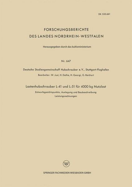 Produktbild: Lastenhubschrauber L-41 und L-51 f&uuml;r 4000 kg Nutzlast