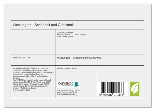 Produktbild: Westungarn - Sch&ouml;nheit und Geheimnis (Tischkalender 2026 DIN A5 quer), CALVENDO Monatskalender