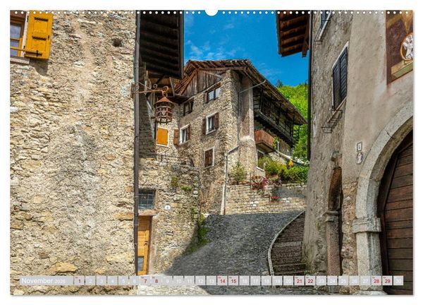 Produktbild: Tenno - Landschaft zwischen Trentino und Gardasee (hochwertiger Premium Wandkalender 2026 DIN A2 quer), Kunstdruck in Hochglanz