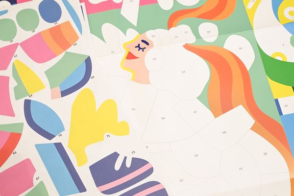 Produktbild: Mosaikposter Be Happy