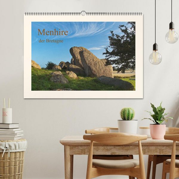 Produktbild: Menhire der Bretagne (Wandkalender 2026 DIN A2 quer), CALVENDO Monatskalender